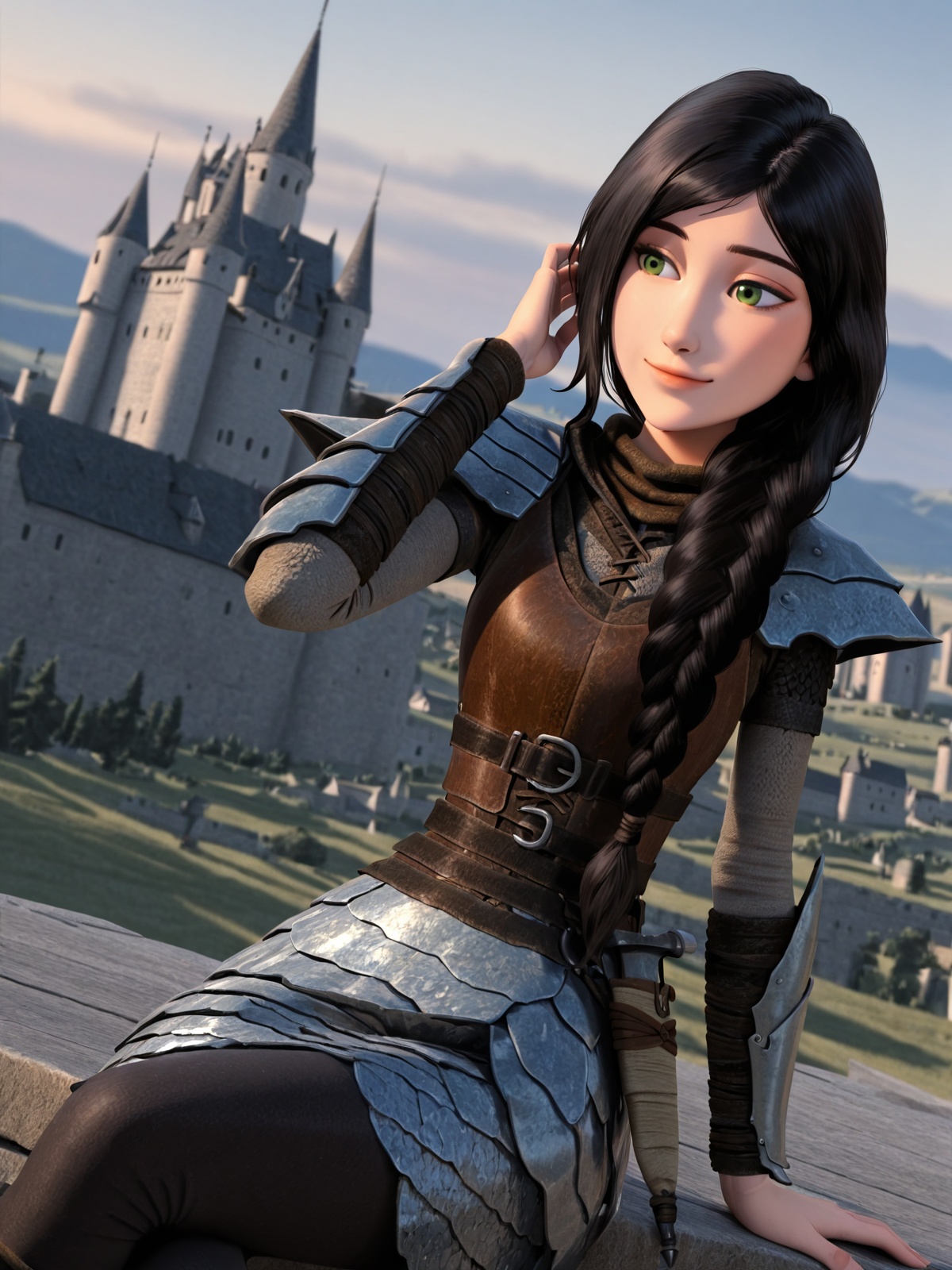 1 girl,  solo,  long hair on Tensor.Art