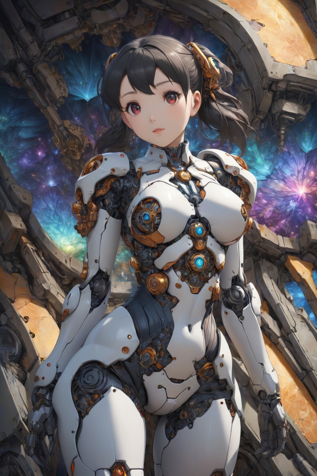 minamoto shizuka,  low twintails,  cowboy shot on Tensor.Art