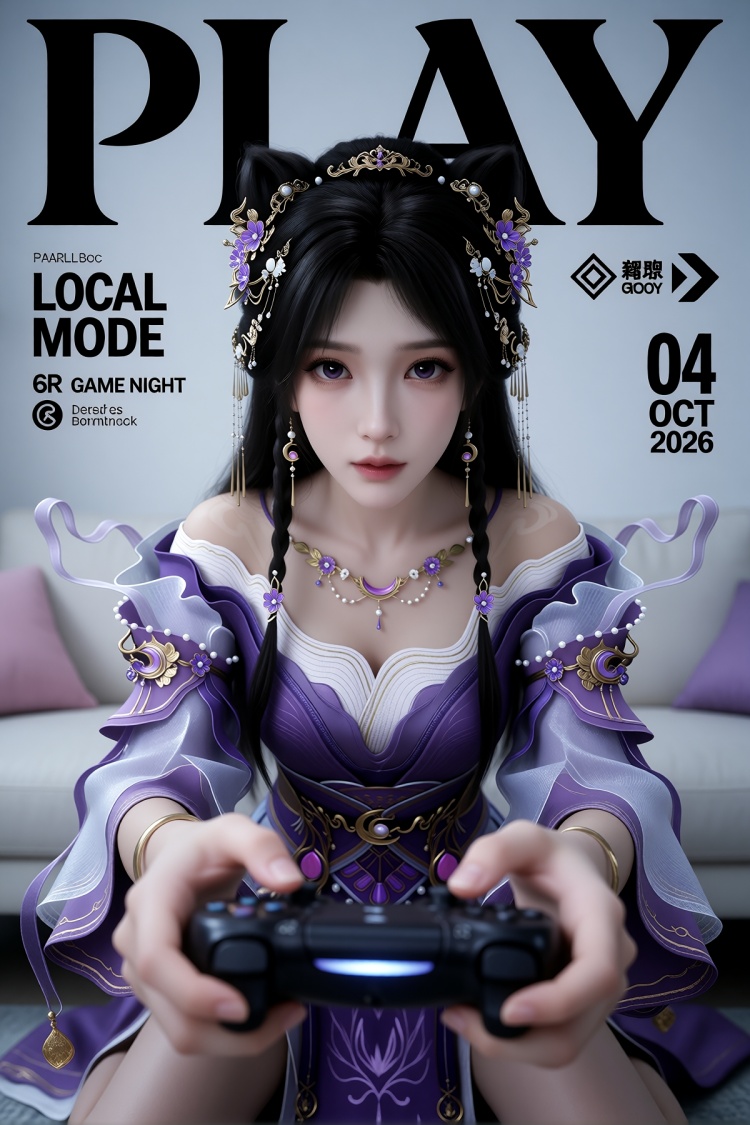 姬紫月_紫衣_K2 by 曦 on Tensor.Art