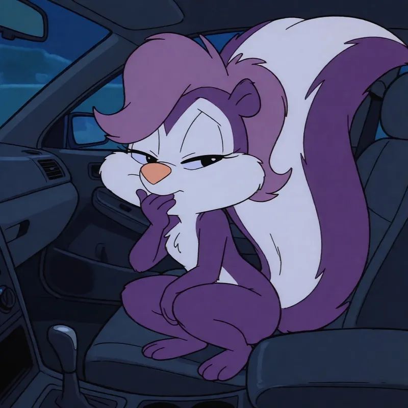 fifi_la_fume,  car interior,  furry on Tensor.Art