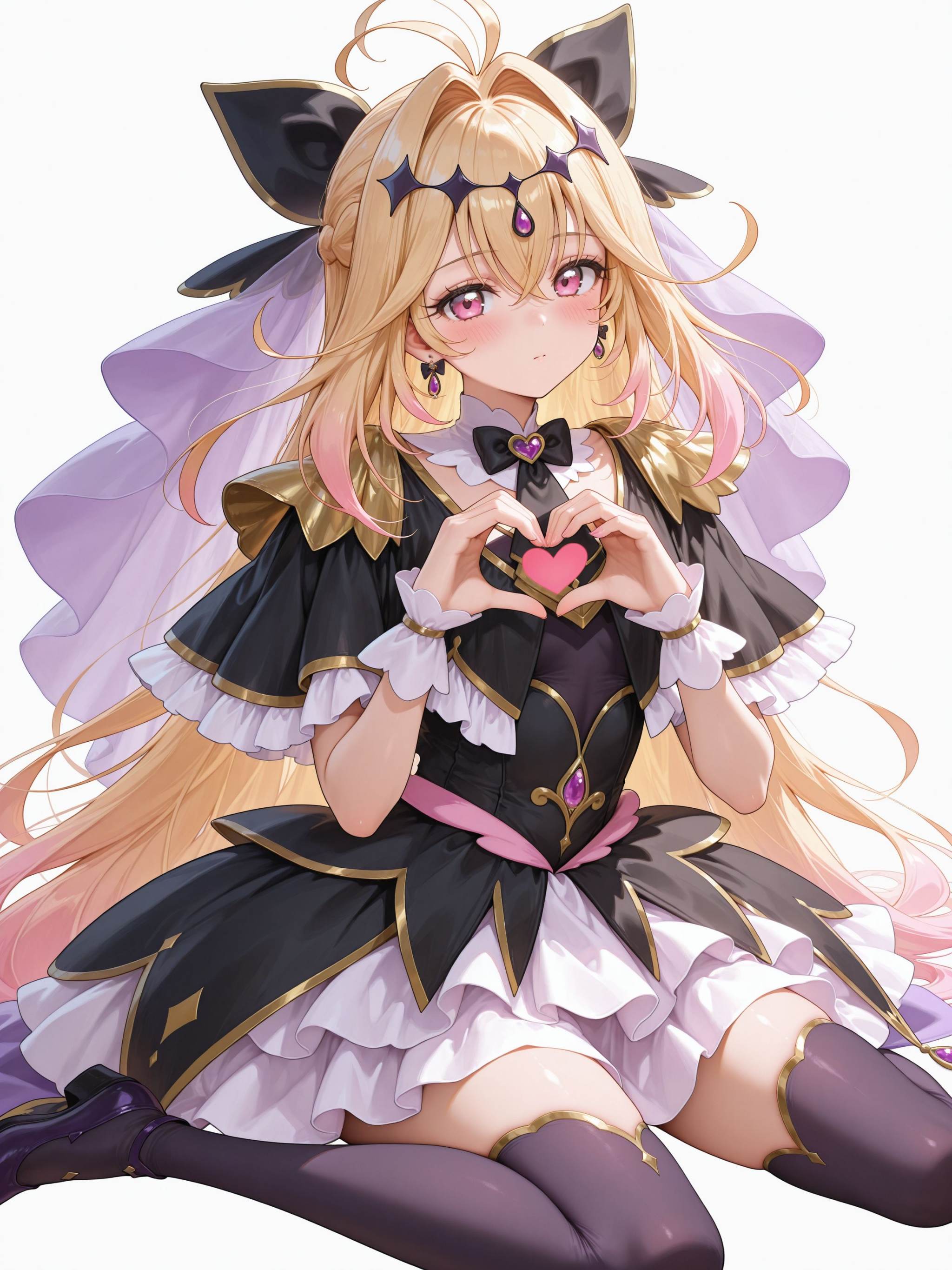 Moria Ruruka,  1girl,  blonde hair on Tensor.Art