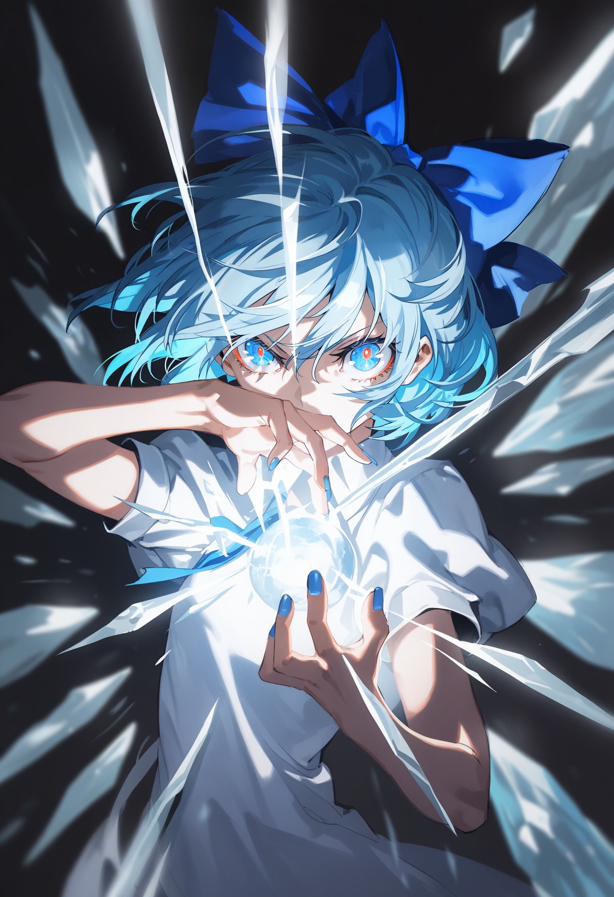cirno,  embodiment of scarlet devil,  touhou on Tensor.Art