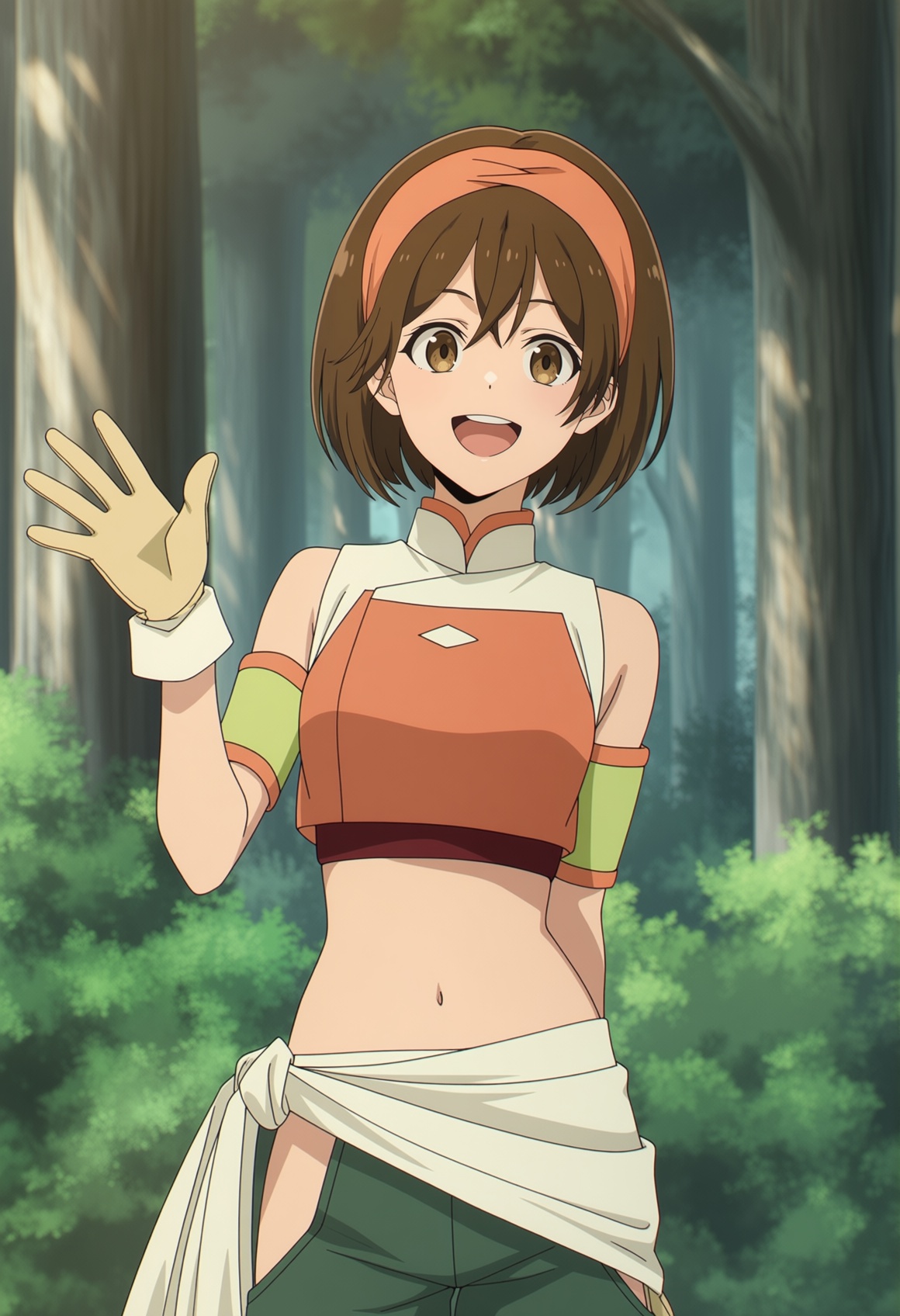 anime screencap,  1girl,  short hair on Tensor.Art