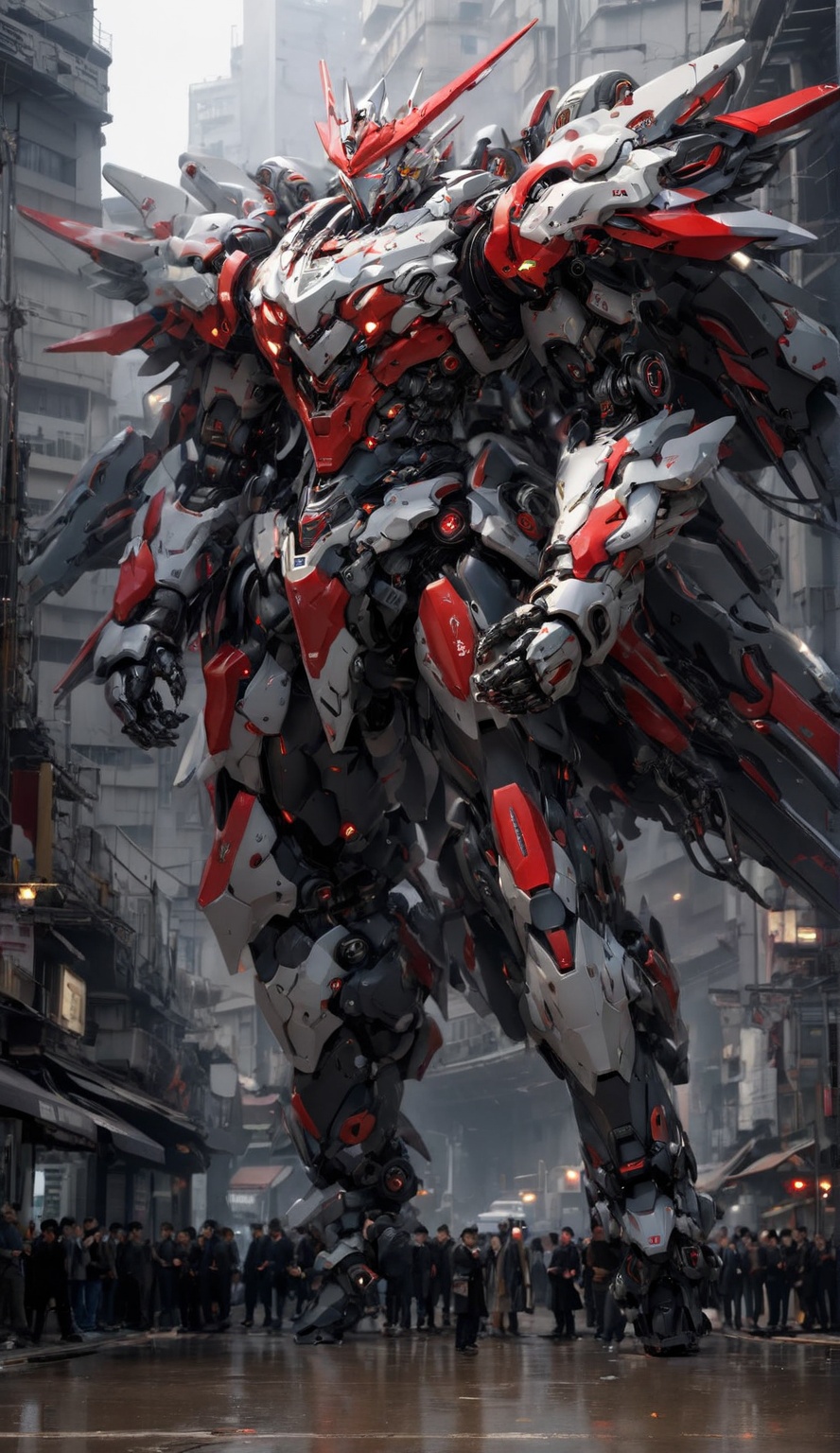 red eyes,  standing,  no humans on Tensor.Art