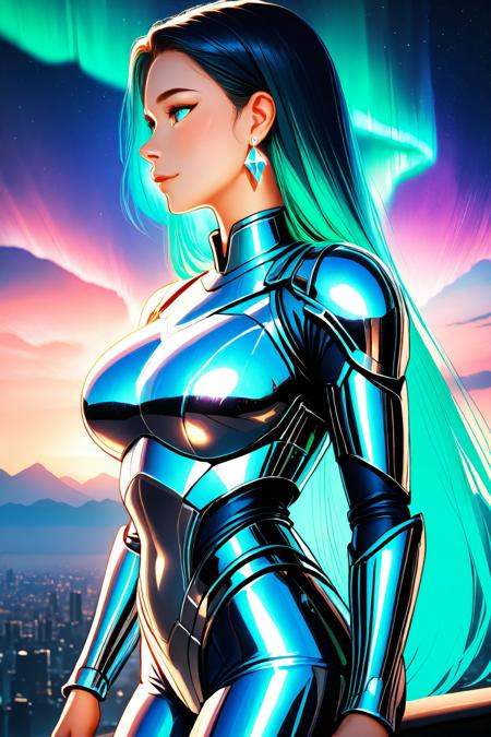ill炫彩荧光插画动漫celeShine by Tianchimp on Tensor.Art