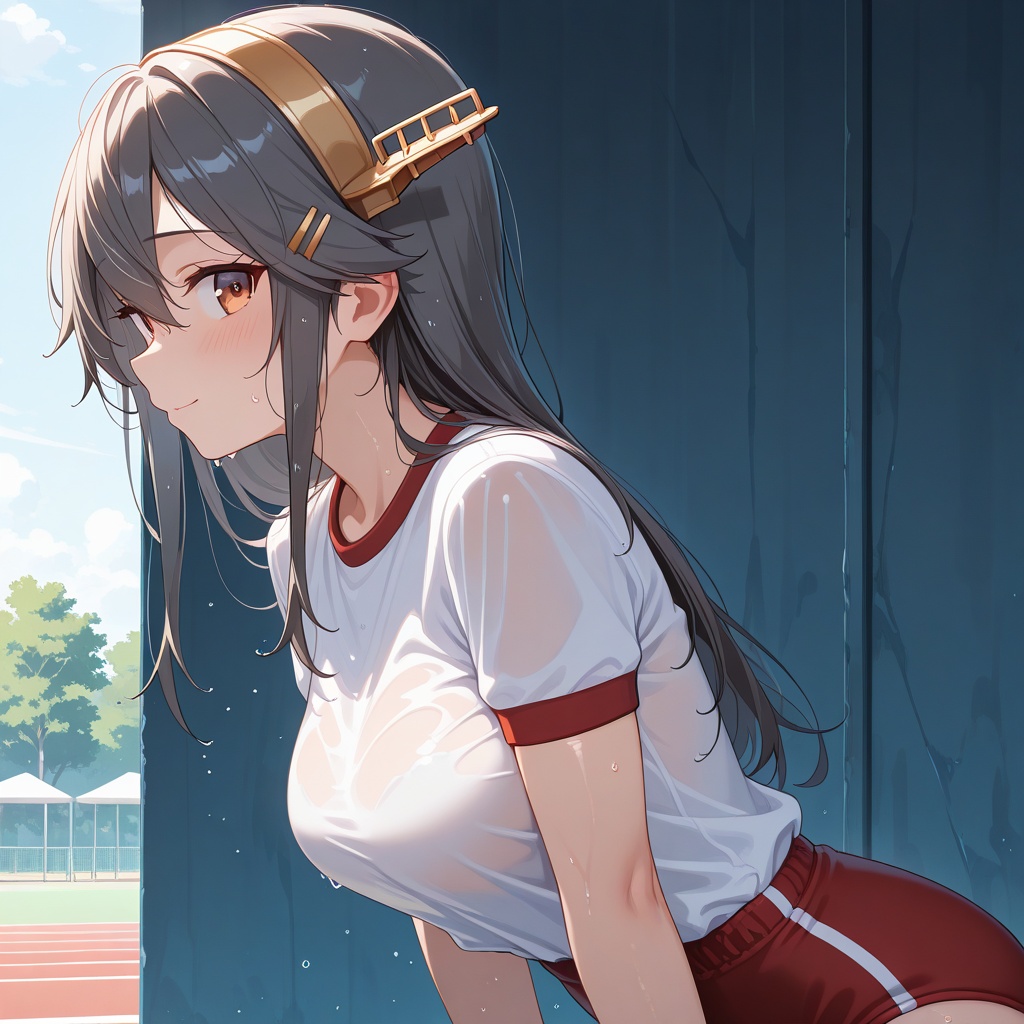 tented_shirt,  1girl,  solo on Tensor.Art