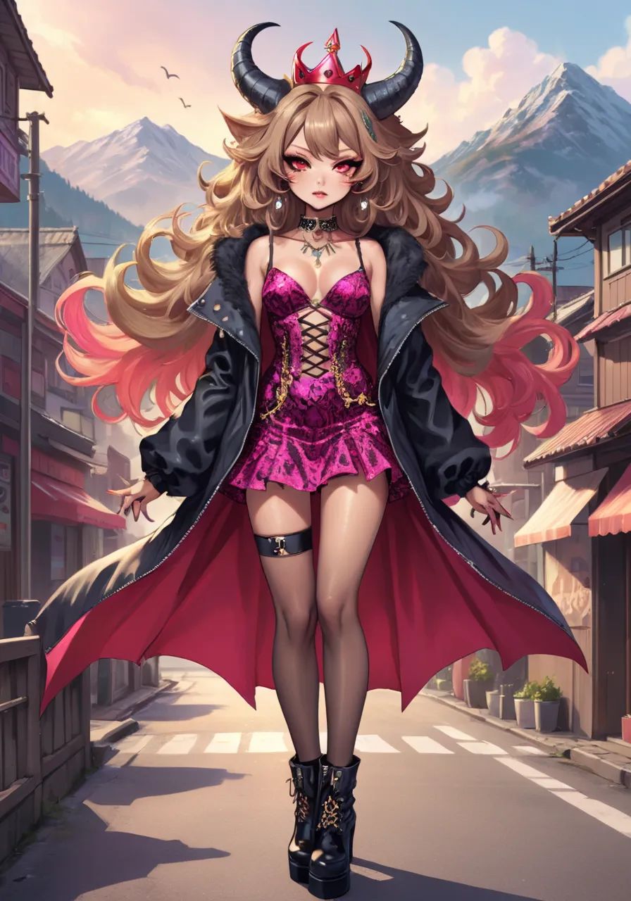 hires,  best quality,  Illustration of Gyaru on Tensor.Art
