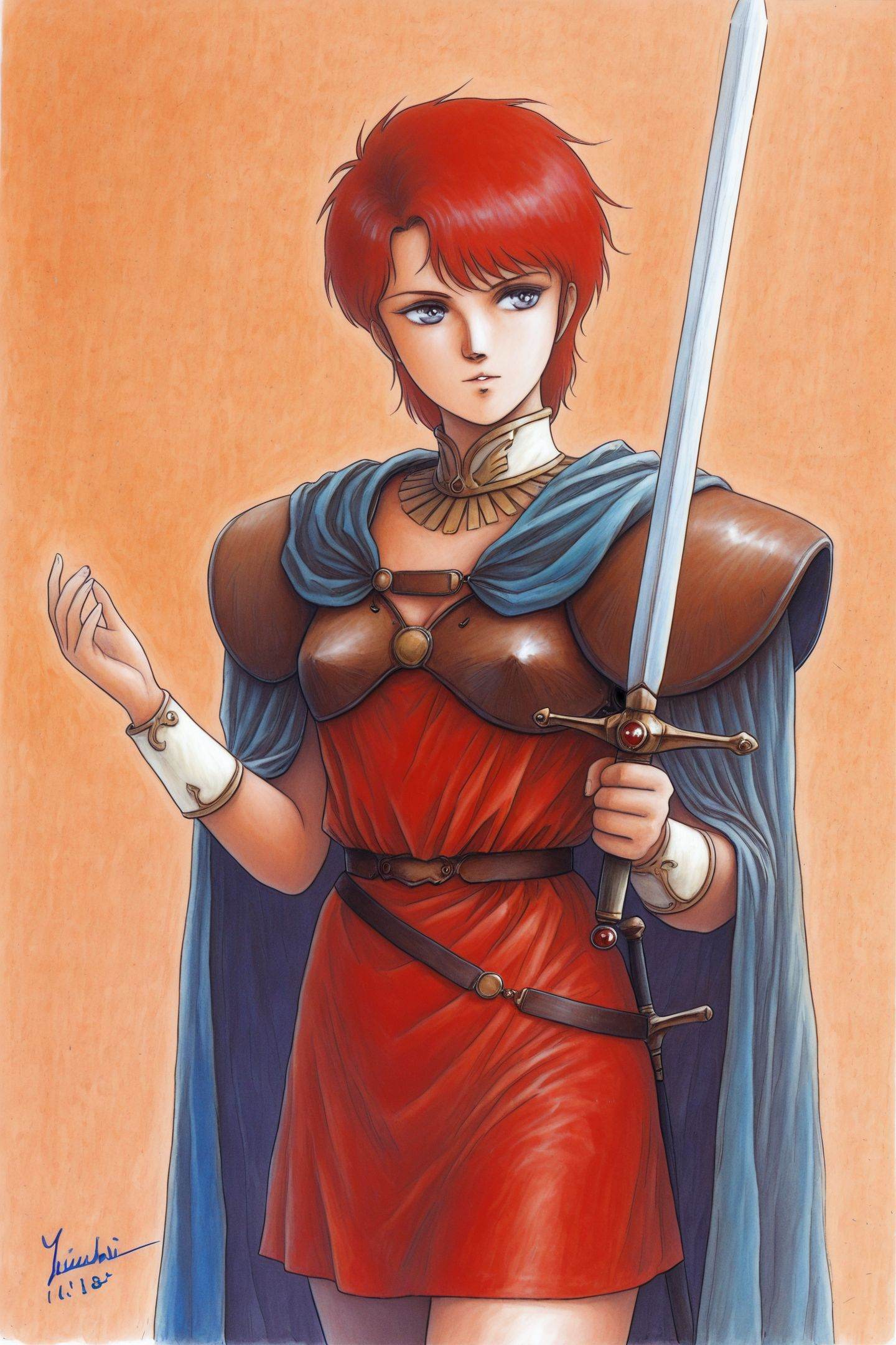 Yutaka Izubuchi Style,  Shiris,  1girl on Tensor.Art