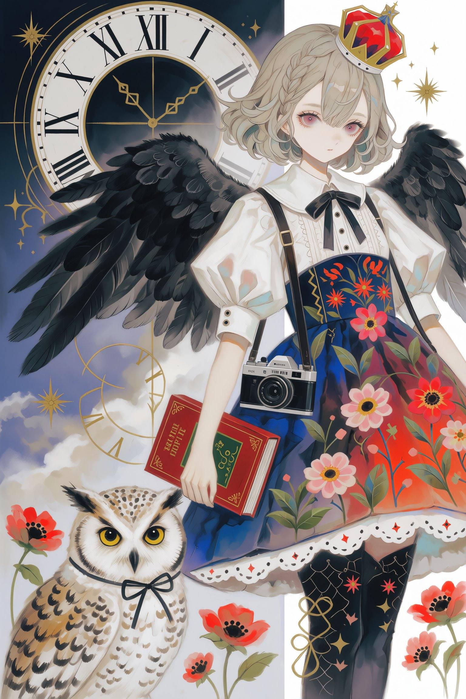 Yogisya Style,  1girl,  wings on Tensor.Art