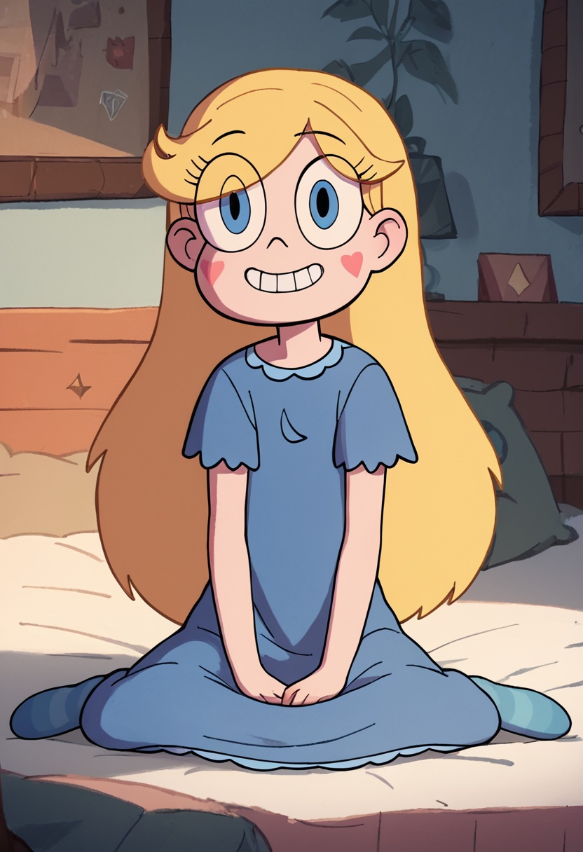 starbutterfly,  kneeling,  1girl on Tensor.Art