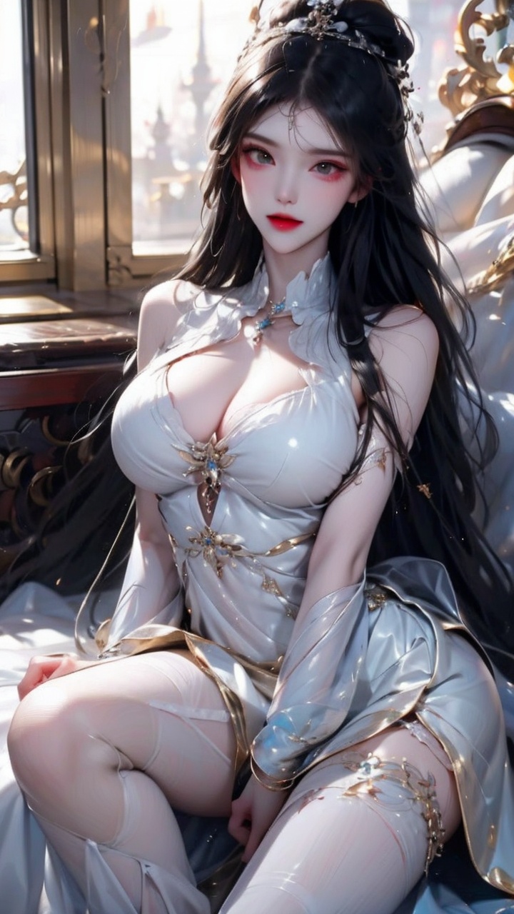 1girl,  solo,  black hair on Tensor.Art