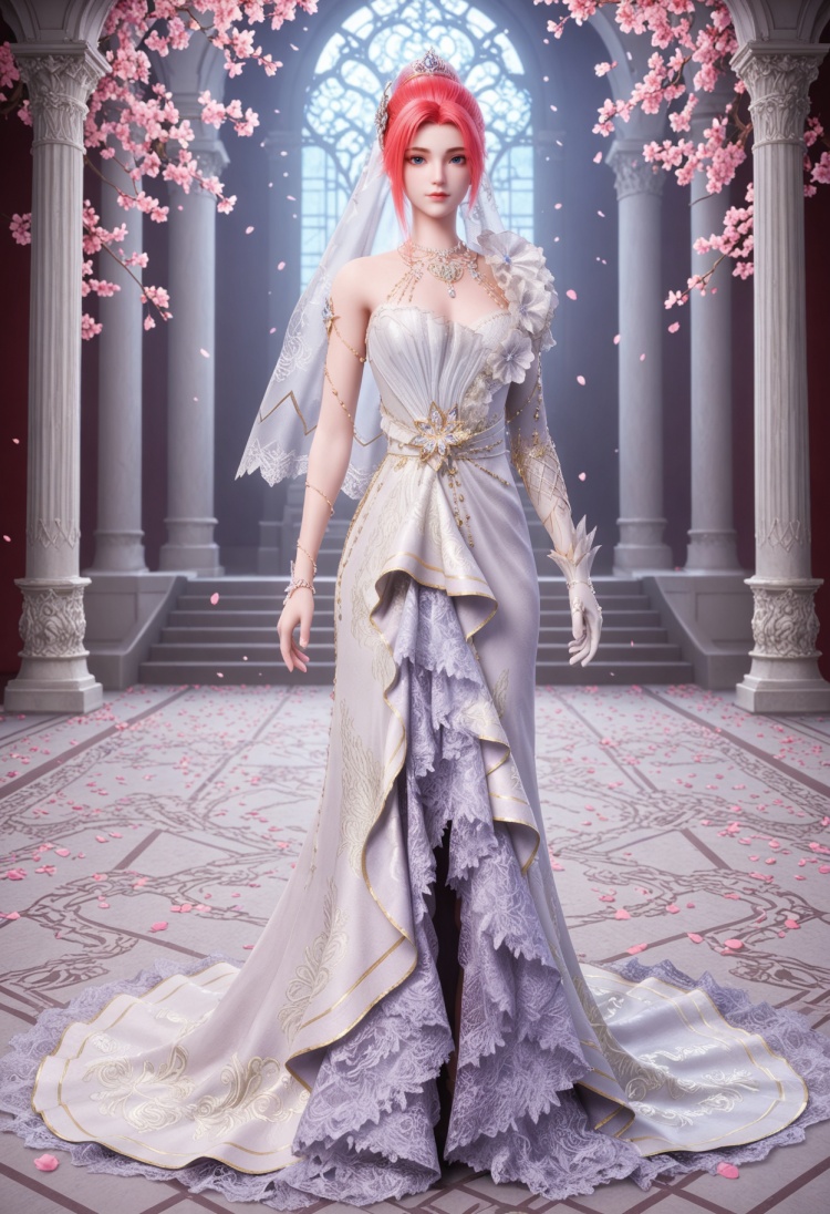 李馨婚服-国漫-Illustrious光辉 by 云落 on Tensor.Art