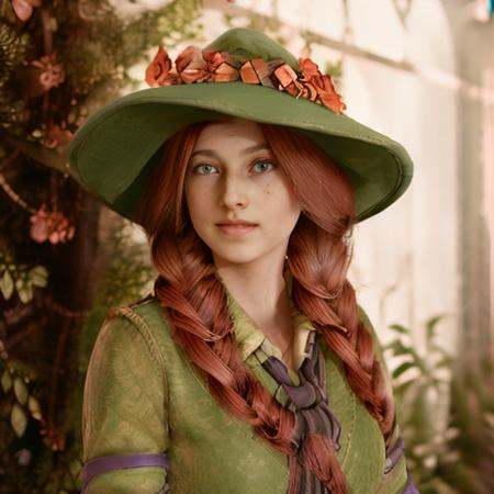 analog style portrait of a cute young woman Mirabel_Garlick on Tensor.Art