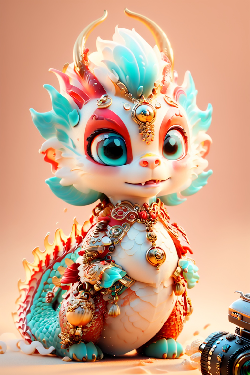 <lora:cuedrangon1-000016:1>,Cute Chinese Dragon, (Best quality: 1.1), (Realistic: 1.1), (Photography: 1.1), (highly details: 1.1)