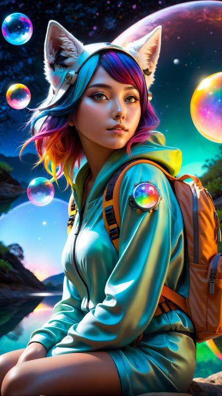 photorealistic,  a beautiful girl,  closed eyes by 乐乐乐 on Tensor.Art