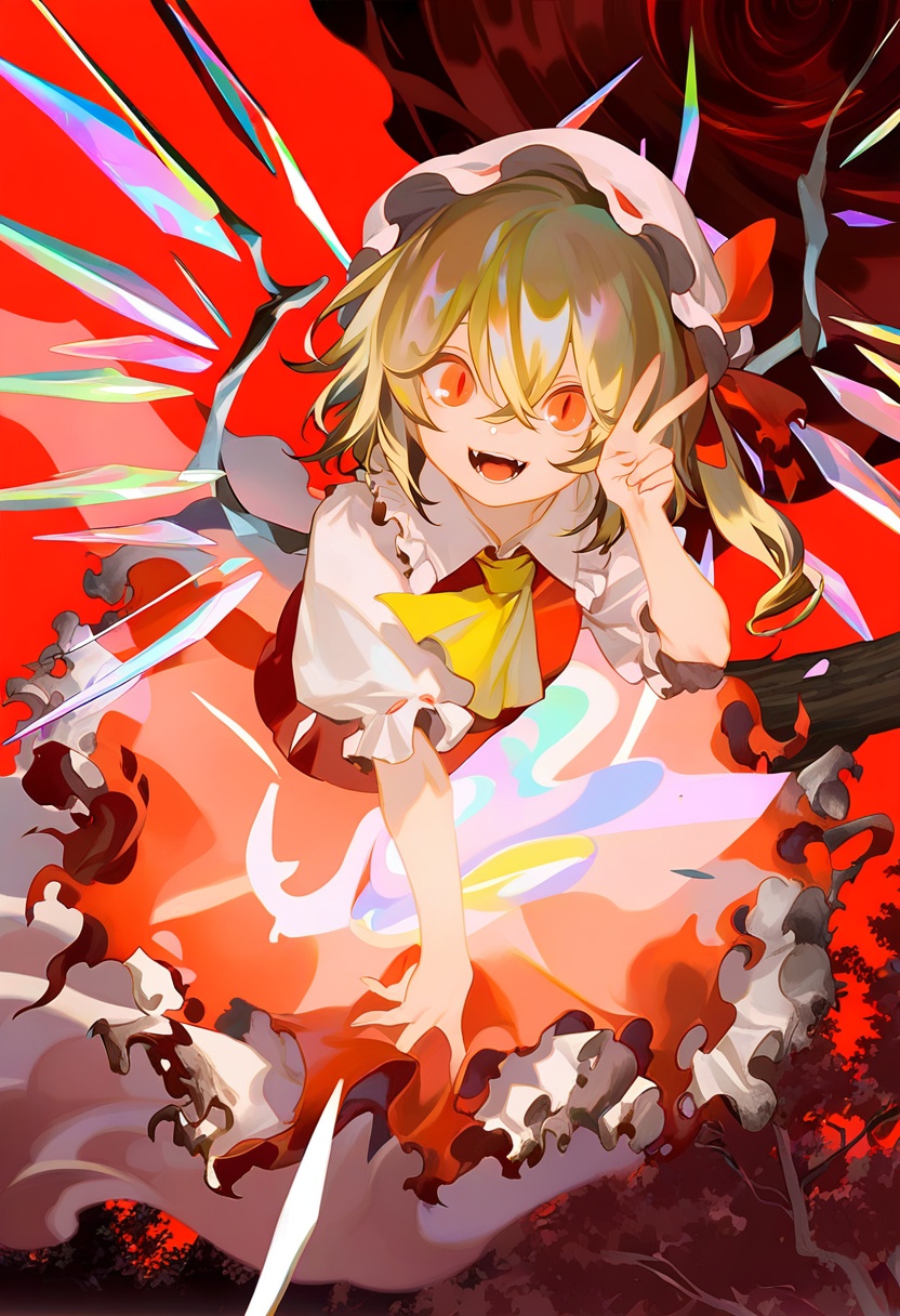 1girl,  flandre scarlet,  touhou on Tensor.Art