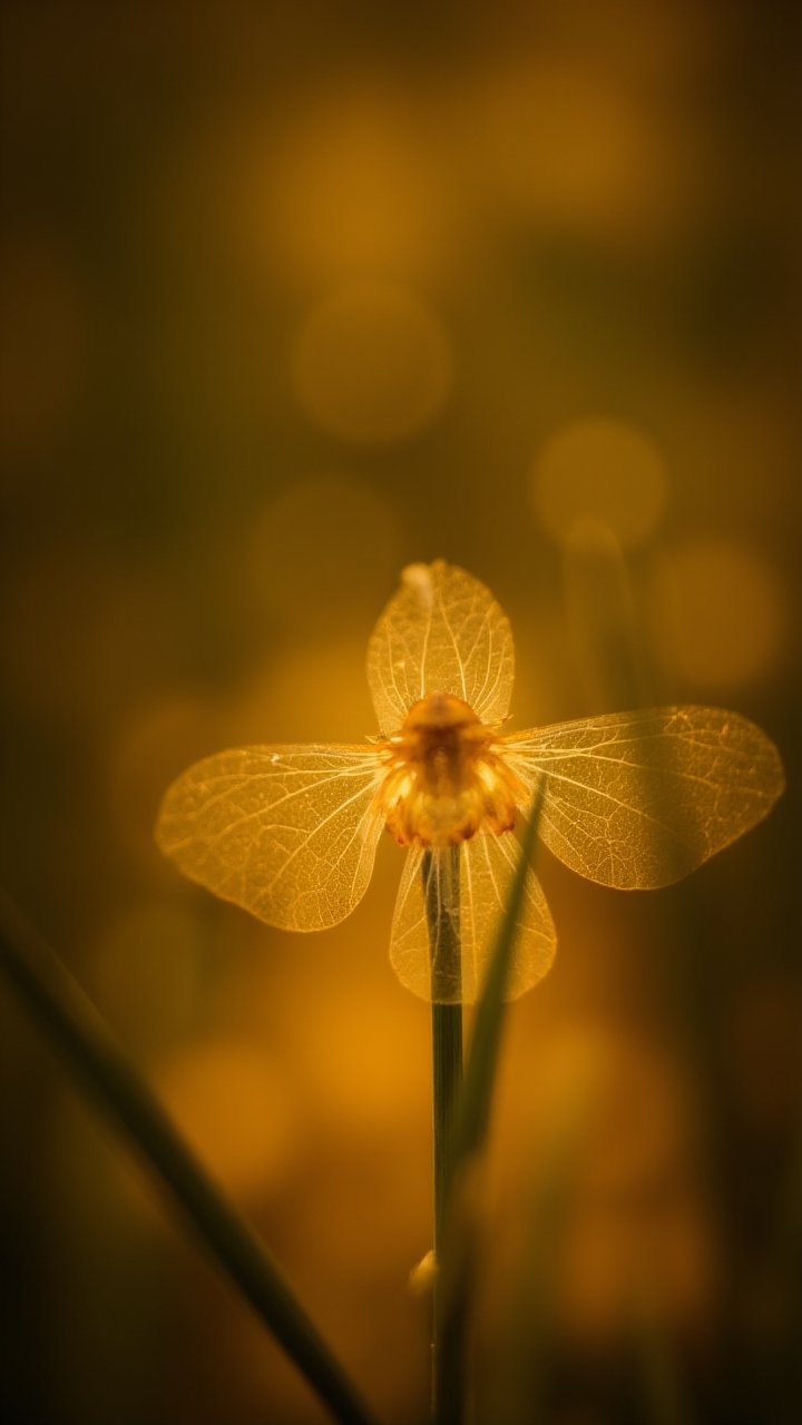 photograph,  June Fairy,  yellow lighting on Tensor.Art