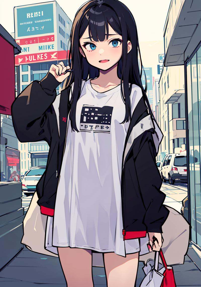 1girl,  standing on Tensor.Art
