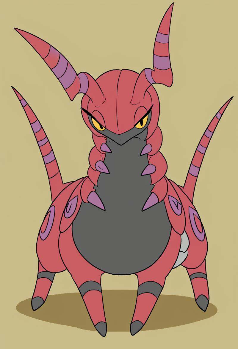 flat color,  pokemon creature,  colored sclera on Tensor.Art