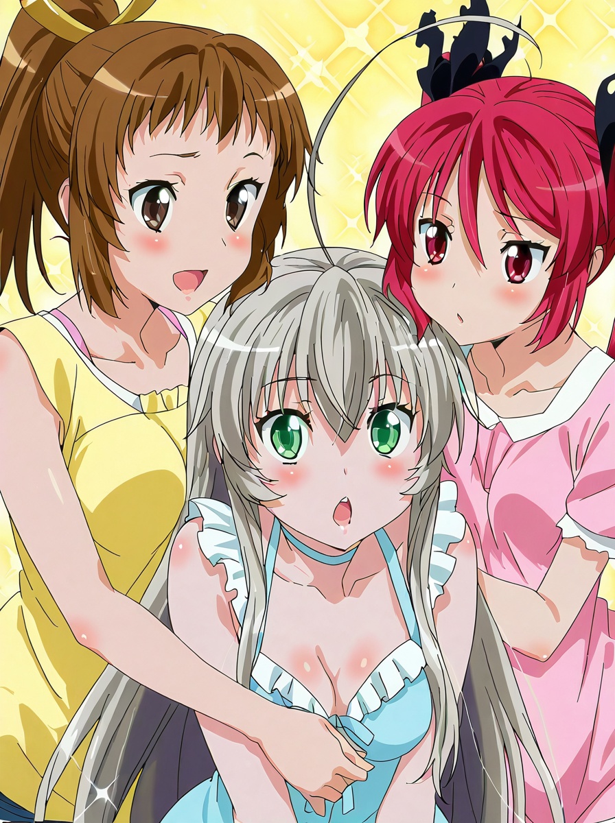 haiyore,  3girls,  nyaruko on Tensor.Art