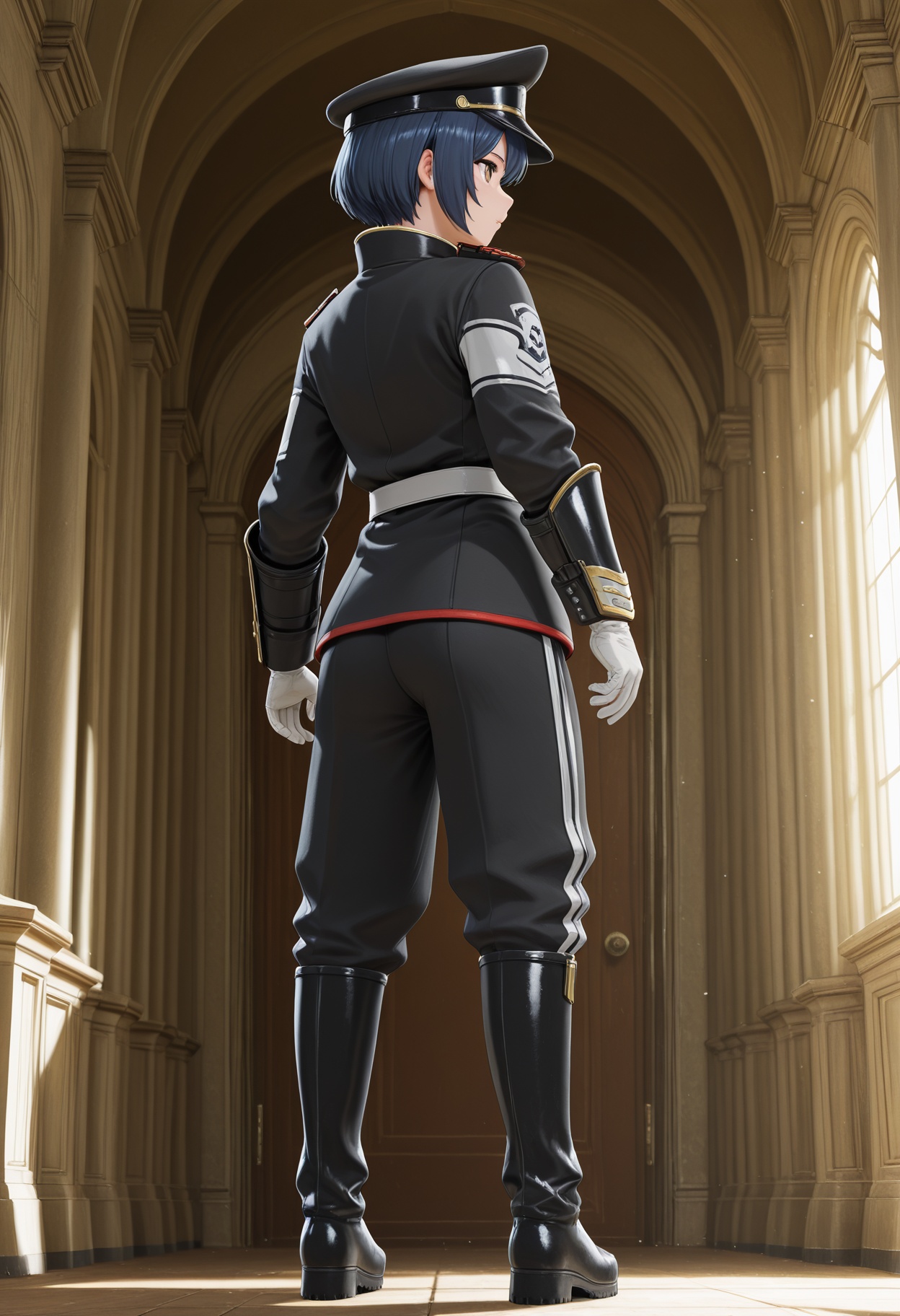 hd2paradecommander,  military uniform,  black uniform on Tensor.Art