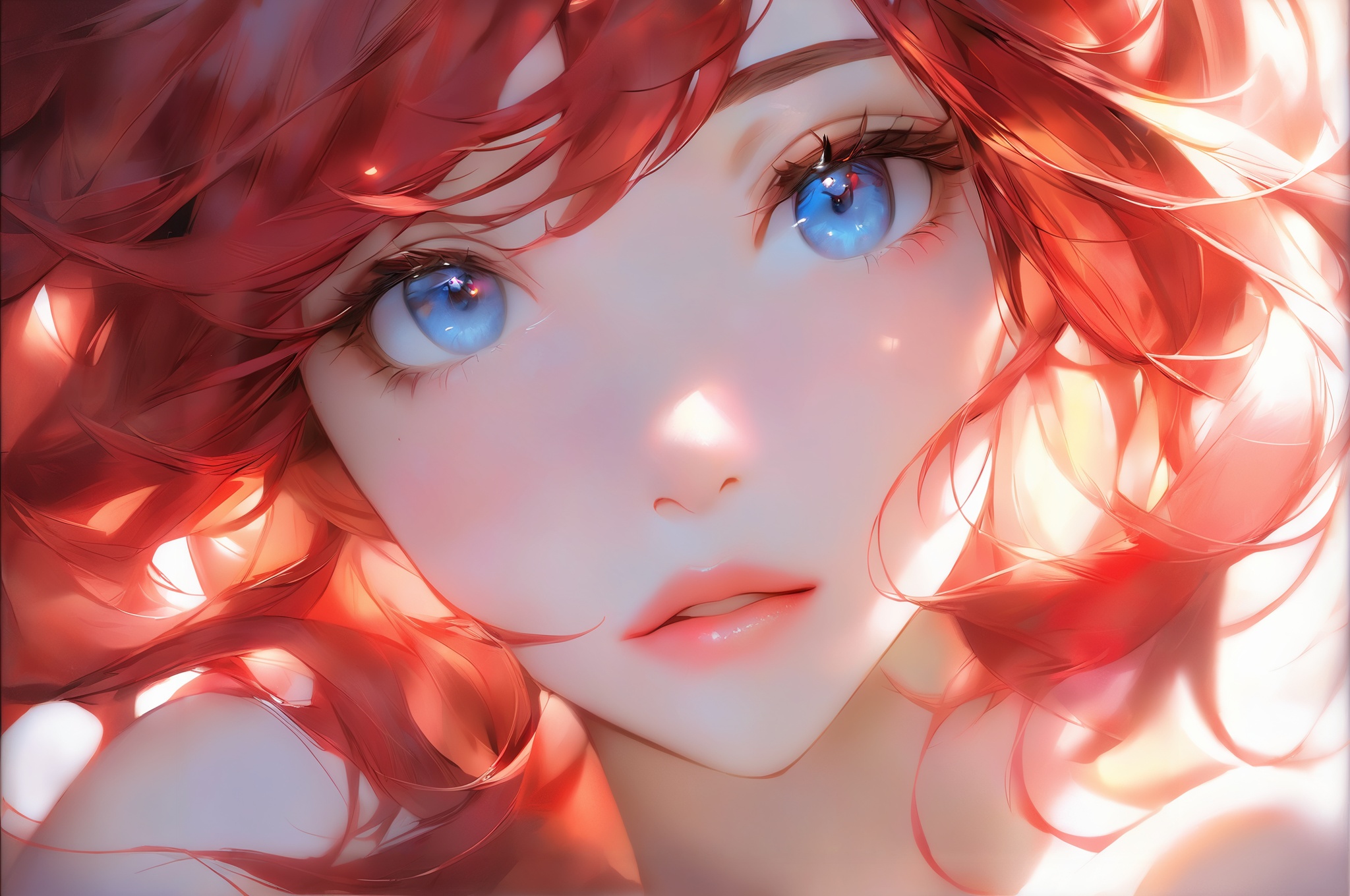 A slightly rosy face on Tensor.Art
