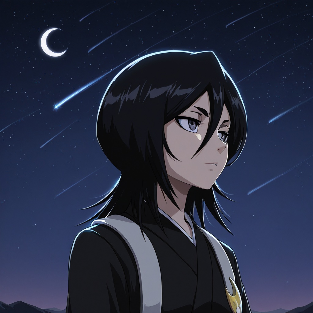 1girl,  solo,  kuchiki rukia on Tensor.Art