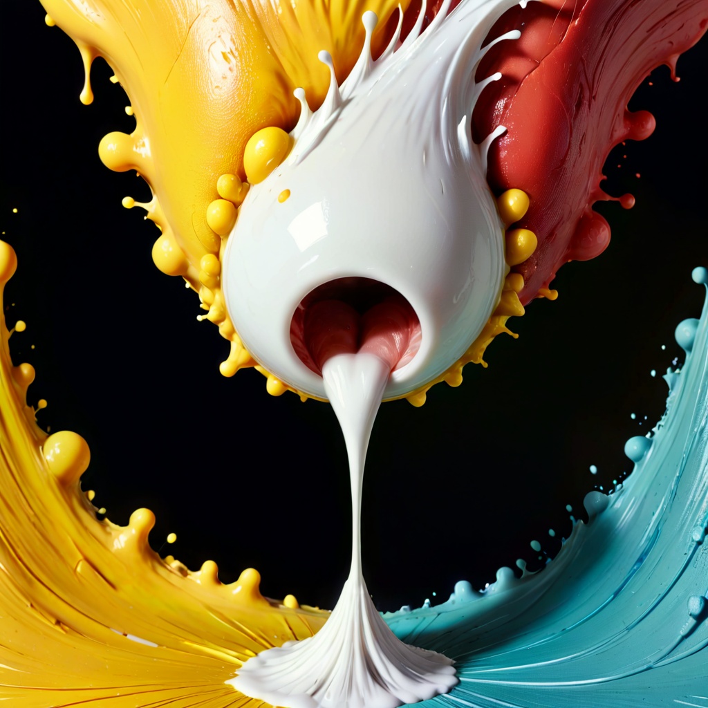 Abstract expressionist style with spontaneous brushstrokes,  bold colors,  and emotional intensity on Tensor.Art