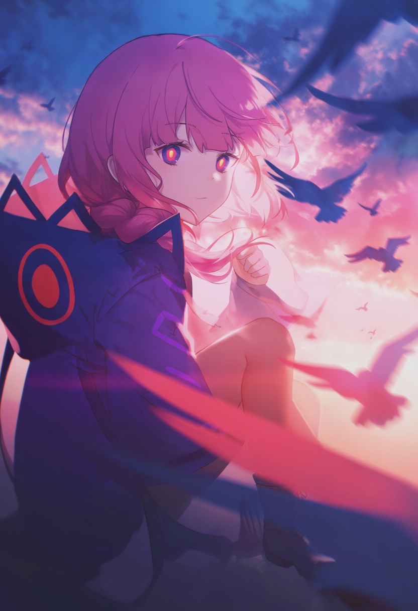 1girl,  virtual youtuber,  bird on Tensor.Art