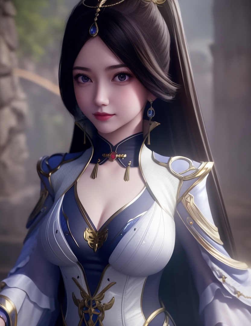 <lora:510-DA-万古狂帝-秋清儿:0.8>(,1girl, ,best quality, ),looking at viewer,  ,,,ultra detailed background,ultra detailed background,ultra realistic 8k cg, ,masterpiece, (( , )),     ,castle,     (hydrokinesis),  (cleavage), (),