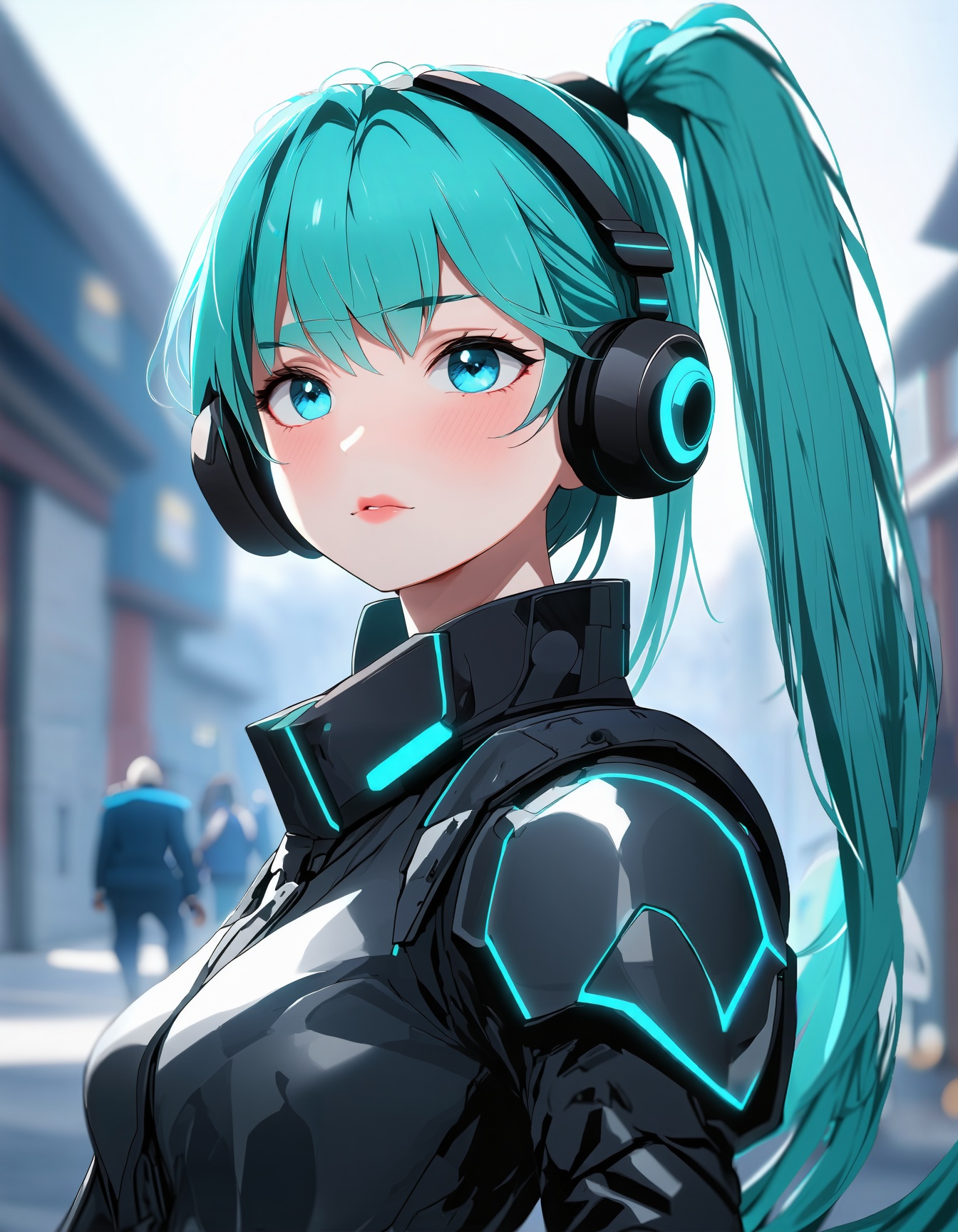 anime style,  anime girl,  long hair on Tensor.Art