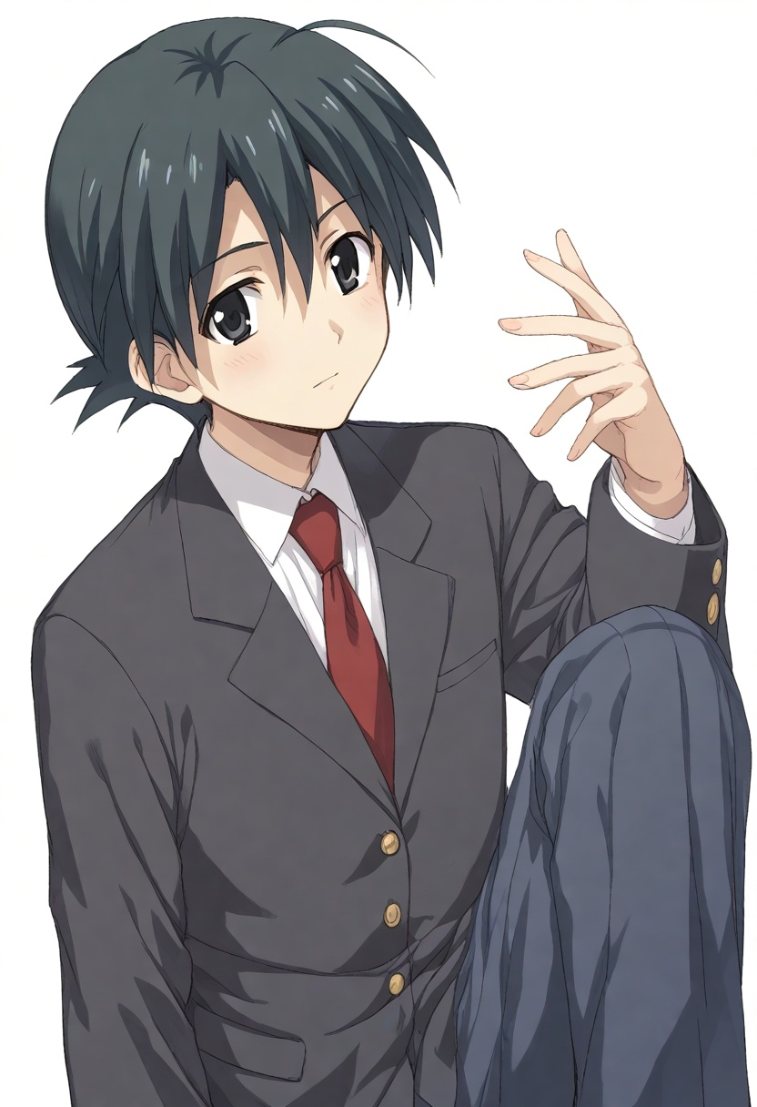 itou makoto,  school uniform,  BREAK score_9 on Tensor.Art
