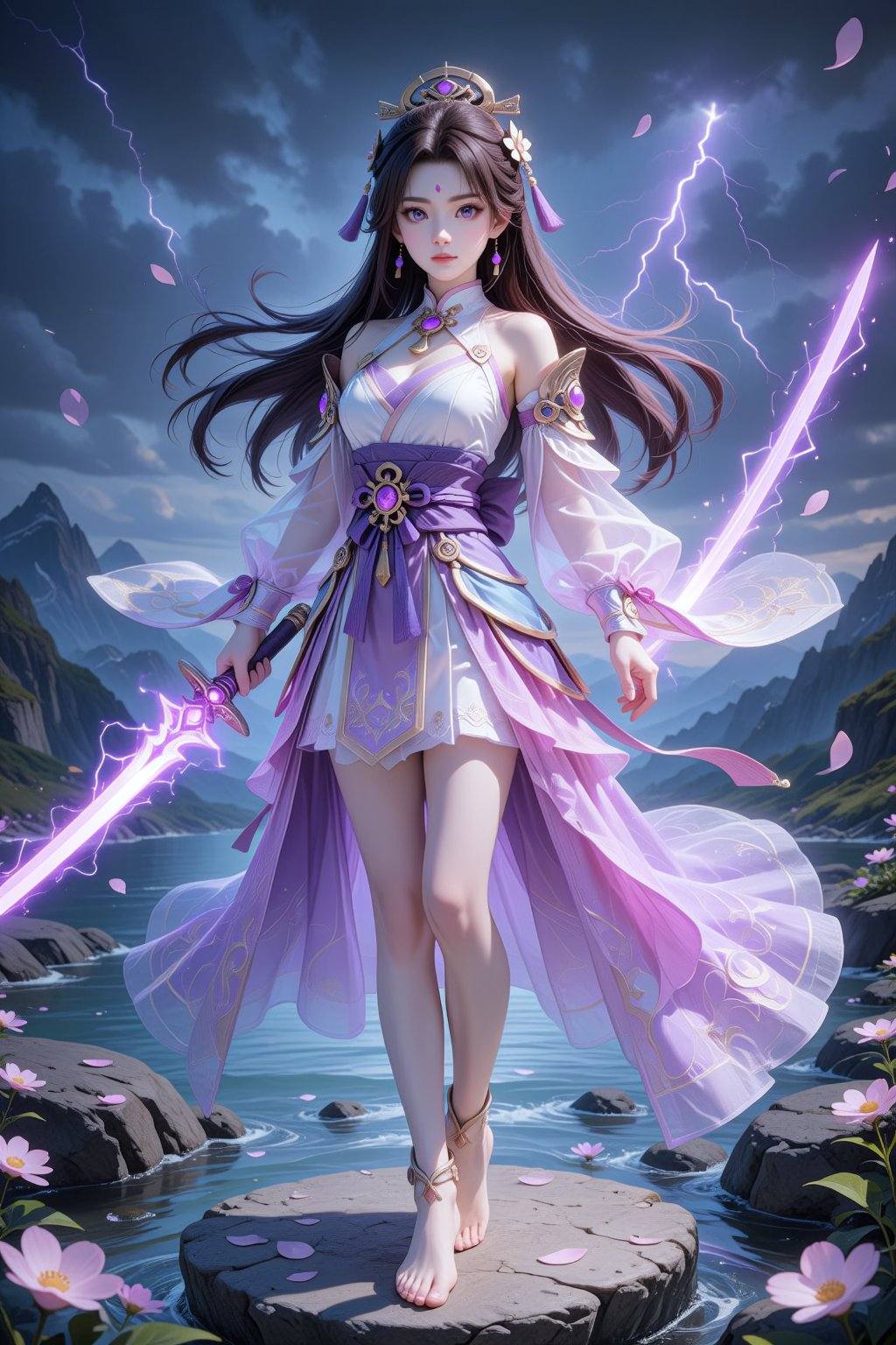 1girl,  sword,  weapon on Tensor.Art