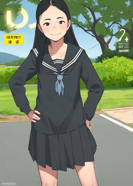 cover page,  1girl,  long hair on Tensor.Art