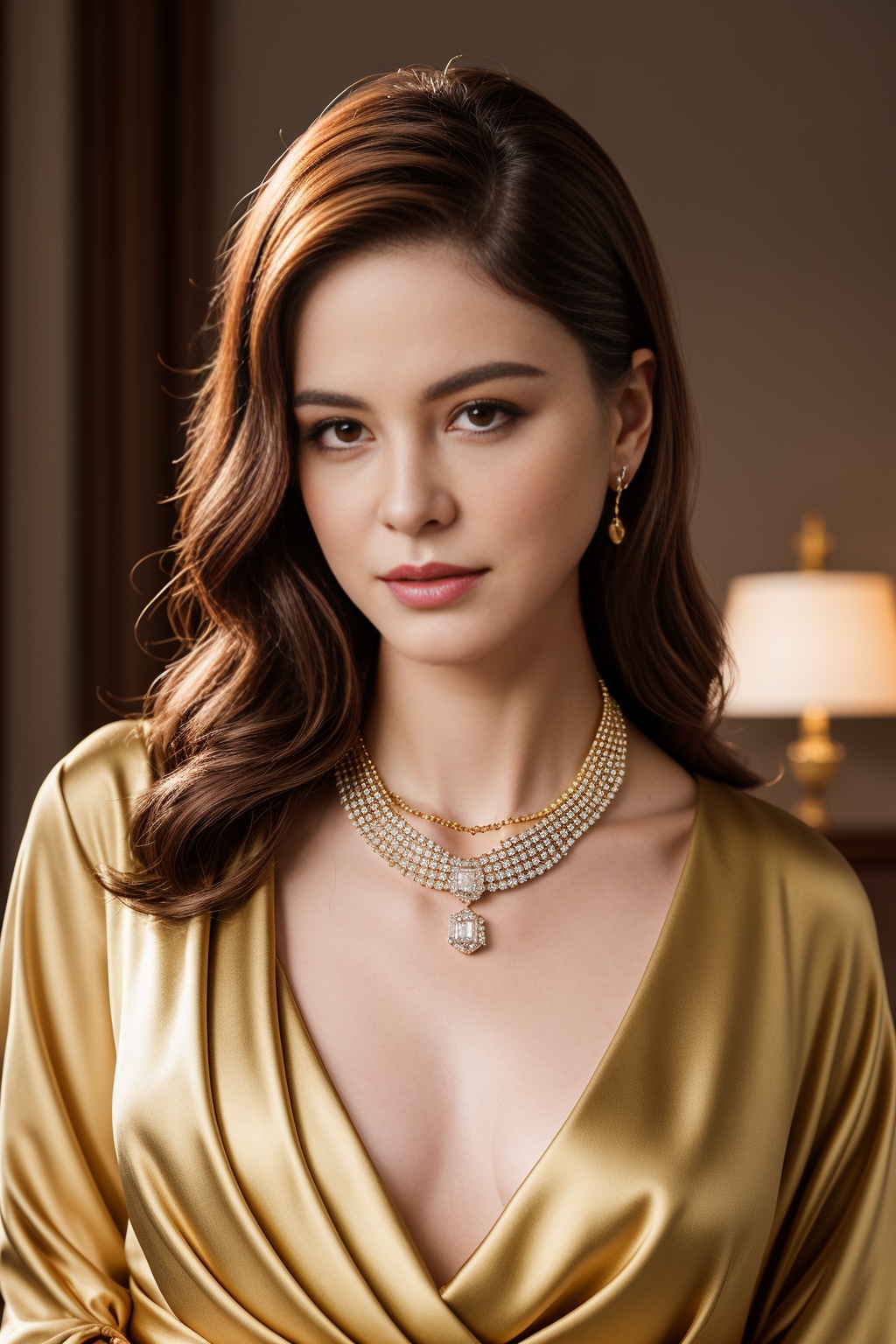 RAW photo,  In the realm of realistic professional and marketing photoshoot,  capture the allure of glamour and sophistica...