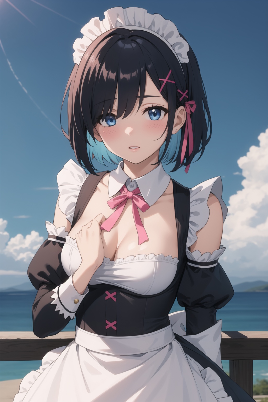 1girl,  solo,  breasts on Tensor.Art