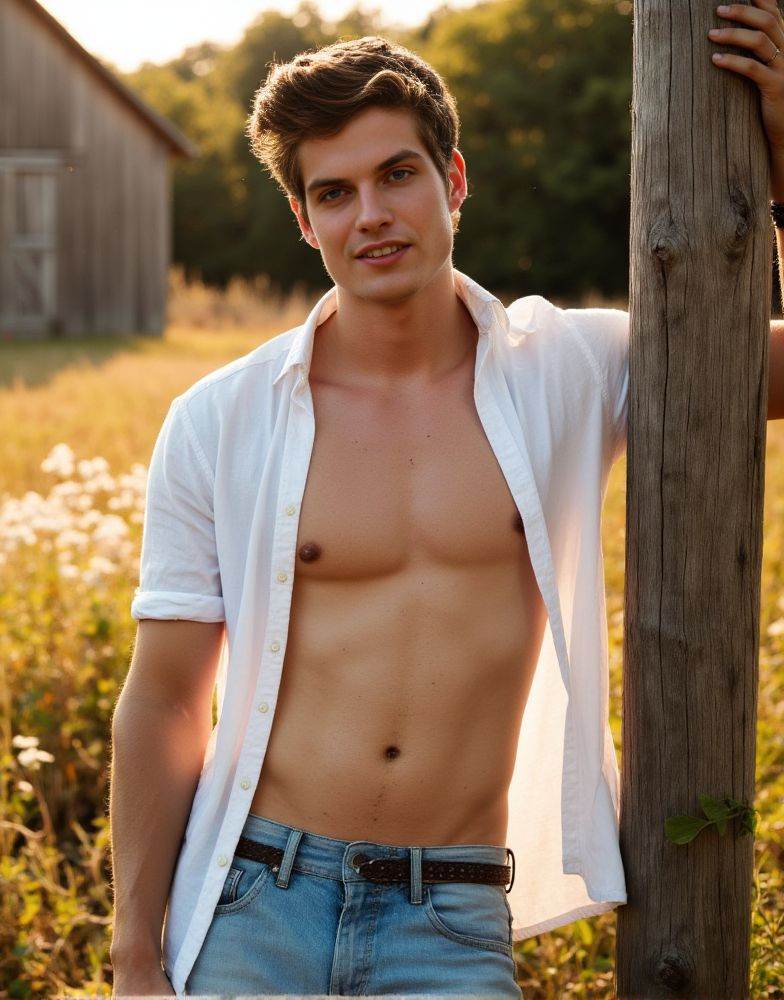 danielsharman ,  hairy chests and abs,  multiple pose positions on Tensor.Art