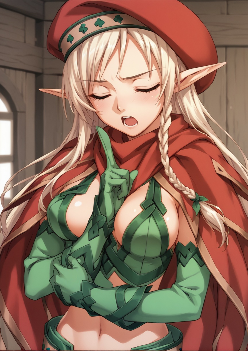 1girl,  elf,  solo on Tensor.Art