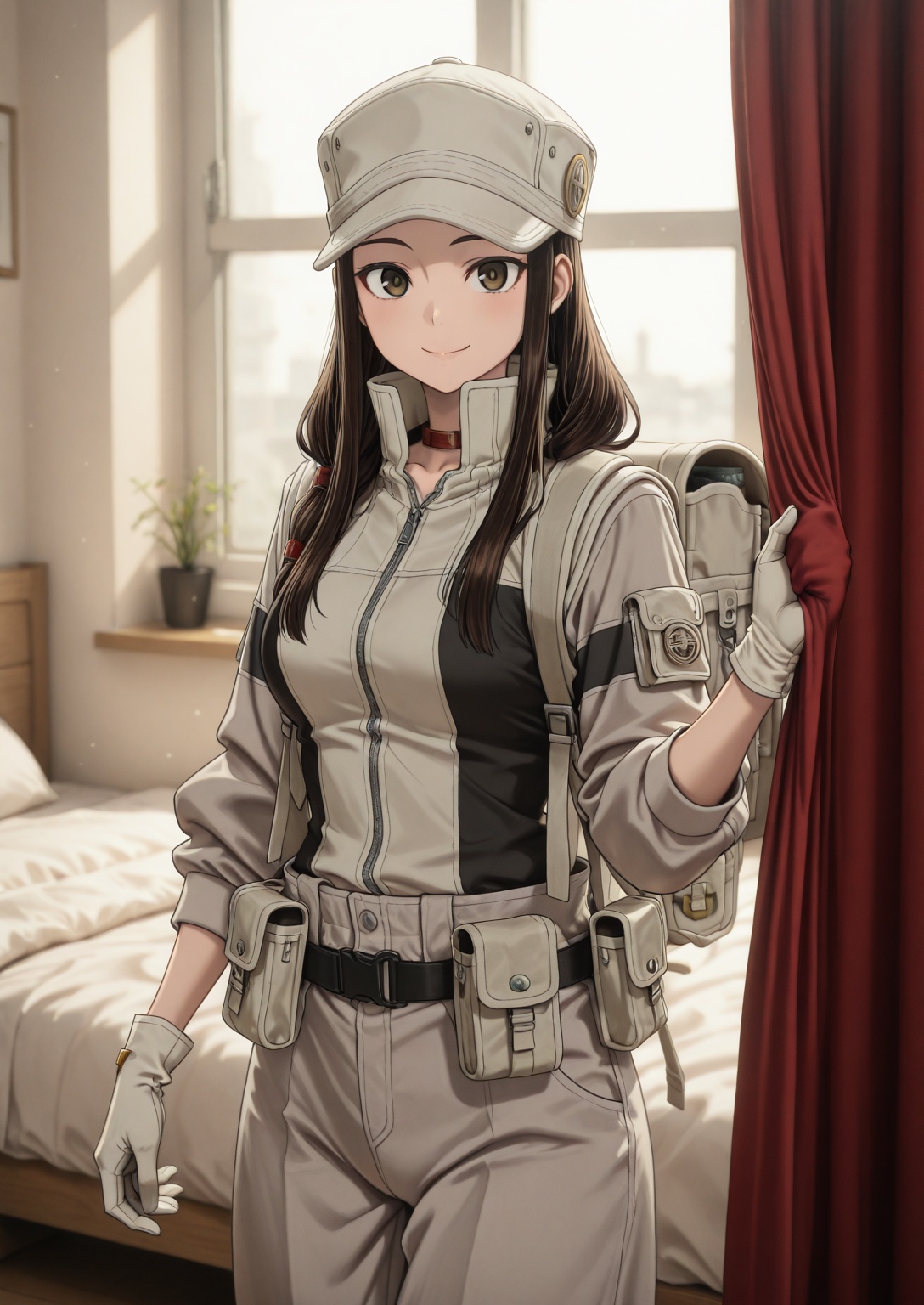 "1girl,  solo,  bedroom on Tensor.Art