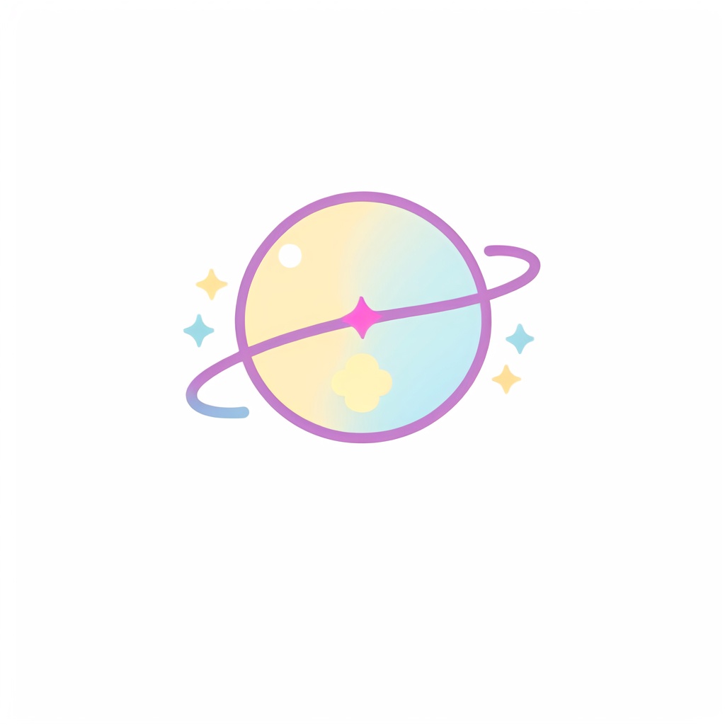 (((masterpiece))),(((best quality))),<lora:PDLX_卡通LOGO_Cartoon logo:0.8>,gradient,white background,no humans,simple background,pokemon \(creature\),solo,sparkle,libra,