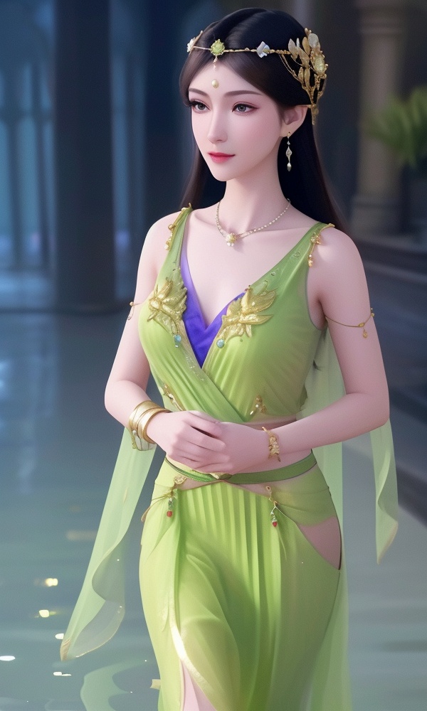 (,1girl, ,best quality, ),looking at viewer, <lora:408-DA-凡人修仙传-卓如婷:0.8> ,ultra detailed background,ultra detailed background,ultra realistic 8k cg,, ,masterpiece,((((1girl, solo,  , solo focus, ,walking on liquid, ))))    (()), (), ,ultra realistic 8k cg,   clean, masterpiece,     cinematic lighting, cinematic bloom, , (( , )),,  , unreal, science fiction, luxury, jewelry, diamond, gold, pearl, gem, sapphire, ruby, emerald, intricate detail, delicate pattern, charming, alluring, seductive, erotic, enchanting, hair ornament, necklace, earrings, bracelet, armlet,, 