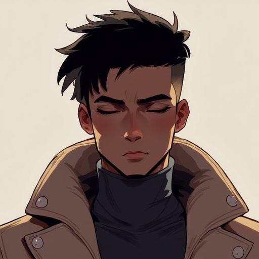 1boy,  dark-skinned male on Tensor.Art