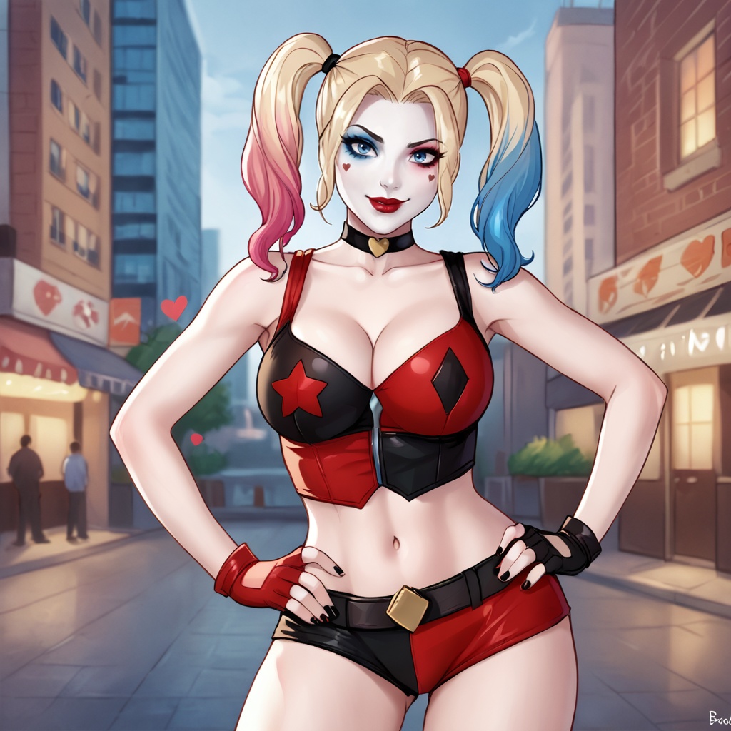 harleyquinnrebirth,  1girl,  solo on Tensor.Art
