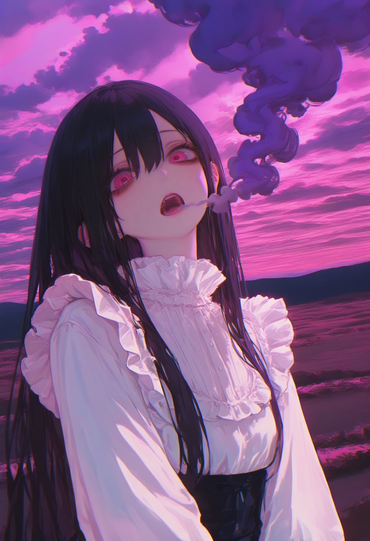 1girl,  solo,  long hair on Tensor.Art