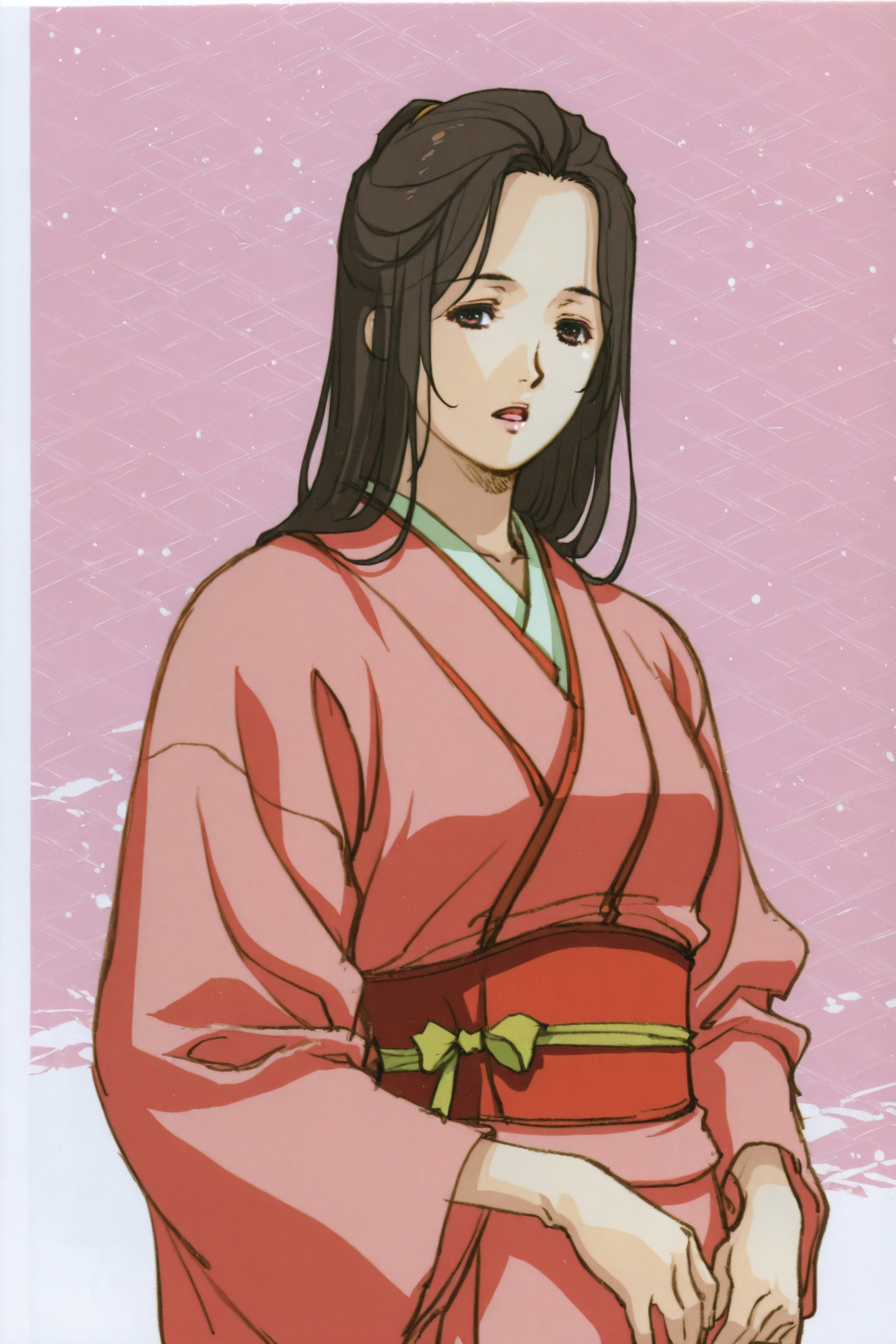 Haruhiko Mikimoto Style,  Shino \(Kabaneri\),  japanese clothes on Tensor.Art