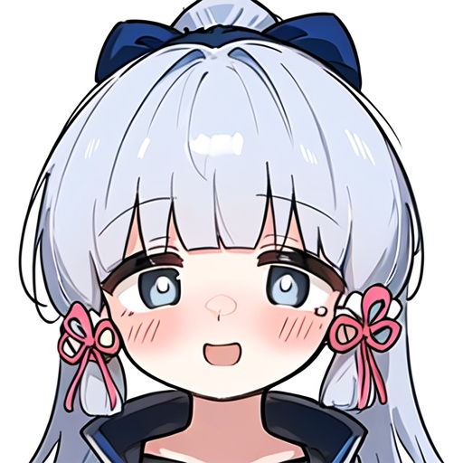 happy expression,<lora:xiaote-000007:0.5>,white background,a girl,portrait,<lora:shenlilinhua-000006:0.9>,kamisato ayaka,looking at viewer,white background,blue eyes,blunt bangs,simple background,blush,<lora:mg 1.2.5.2>,