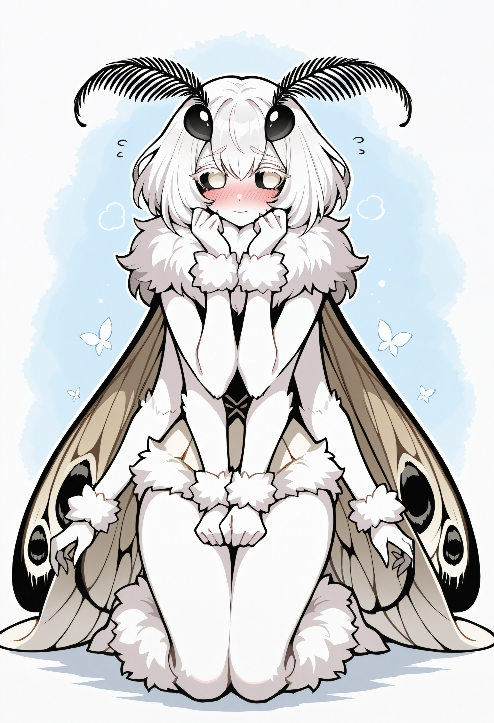 moth,  solo,  antennae on Tensor.Art