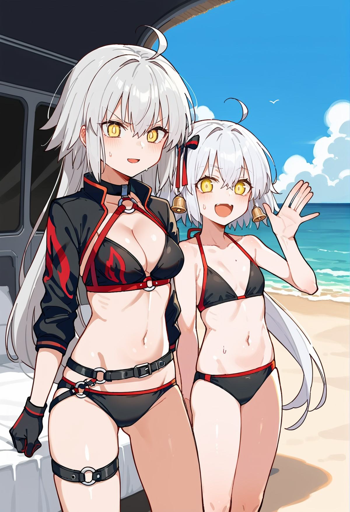 2girls,  sisters,  indoors on Tensor.Art