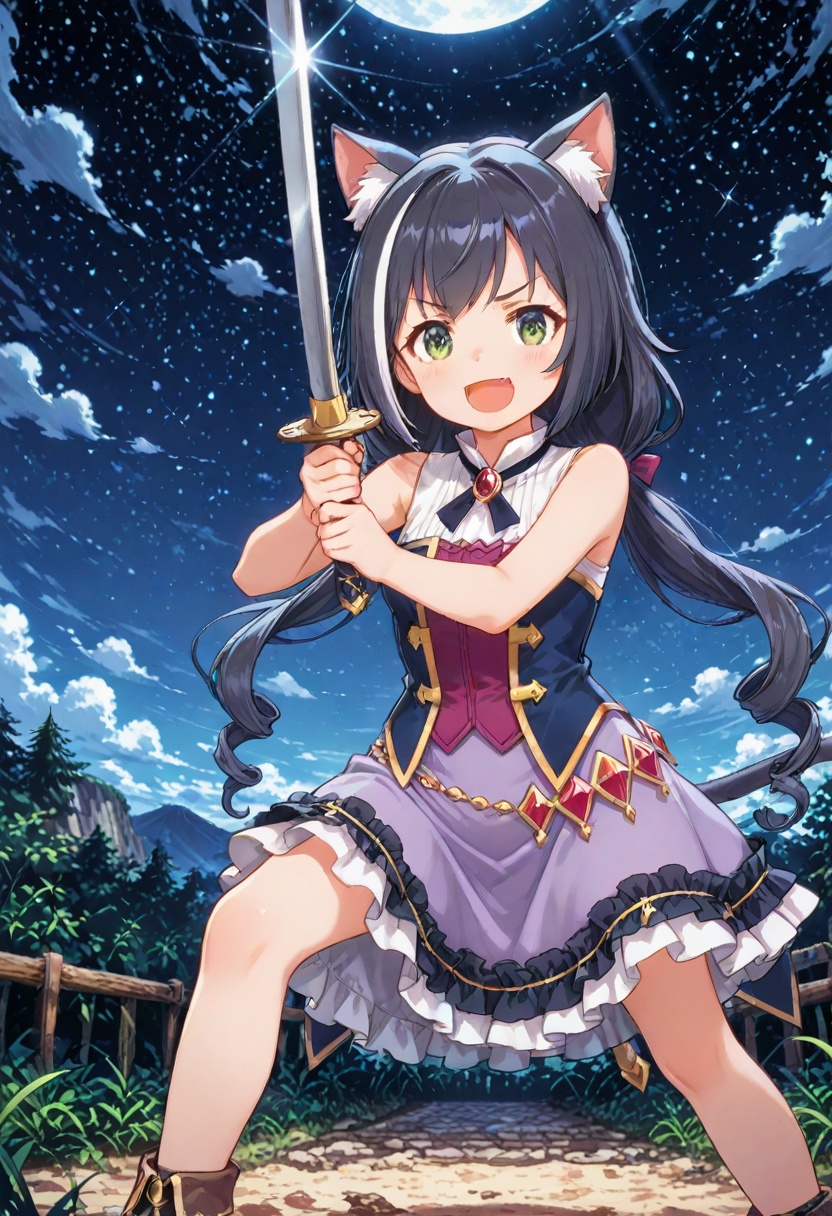 hasso_stance,  katana,  holding sword on Tensor.Art