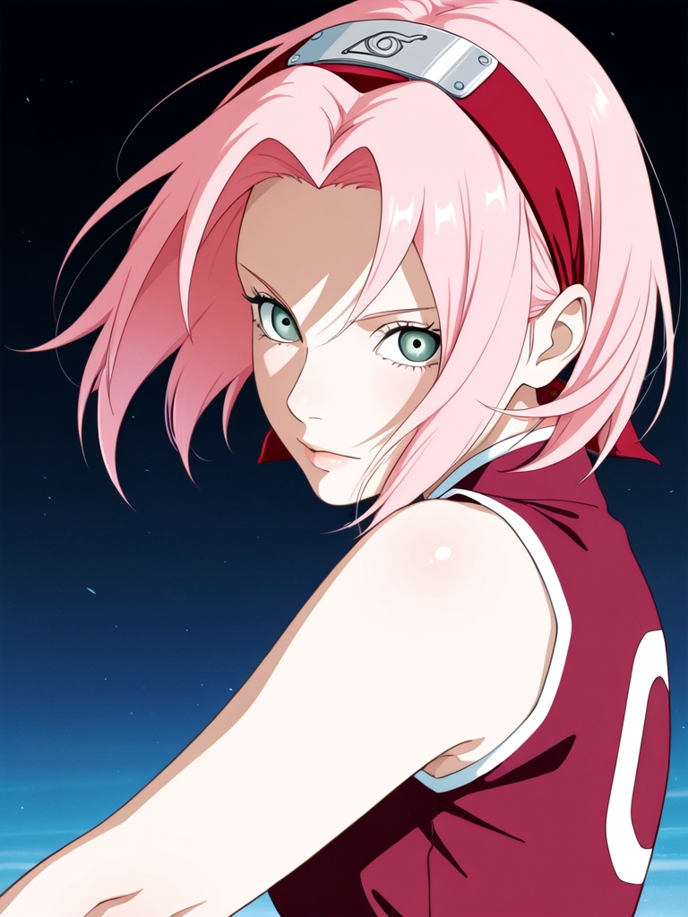 general,  1girl (haruno sakura),  dynamic pose on Tensor.Art